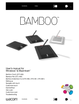 Wacom BAMBOO User manual