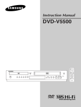 Samsung DVDV5500 User manual