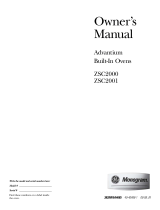 GE ZSC2001CSS User manual