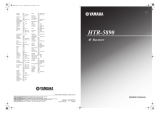 Yamaha htr-5890 User manual