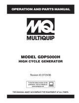MQ Multiquip GDP5000H User manual