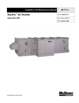 McQuay Skyline OAC Series Installation and Maintenance Manual