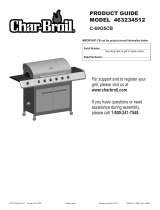 Charbroil 463234512 Owner's manual
