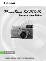 Canon PowerShot SX210 IS User manual