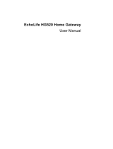TrendChip EchoLife-HG520u User manual