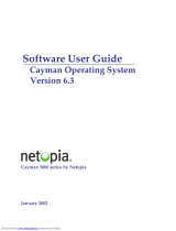 Netopia 6.3 Owner's manual