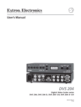 Extron electronics DVS 204 User manual