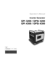 Wacker Neuson GPi4300 User manual