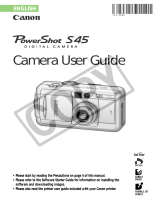 Canon PowerShot S45 Owner's manual