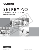 Canon SELPHY ES30 User manual