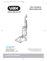 Vax Rapide Spruce Owner's manual