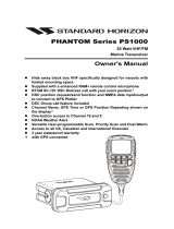 Standard Horizon PS1000 User manual