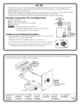 Extron VC 50 User manual