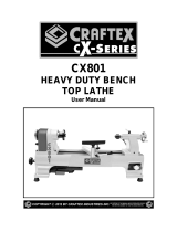 Craftex CX801 User manual