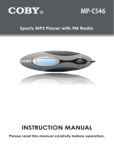 Coby MP-C546 User manual