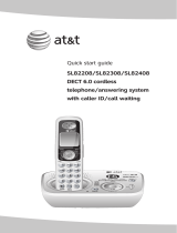 AT&T SL82208 Quick start guide