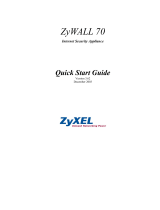 ZyXEL ZyWALL 70 Owner's manual