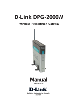 Dlink DPG-2000W - AirPlus G Wireless Presentation Gateway User manual