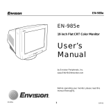 Envision EN-985e User manual