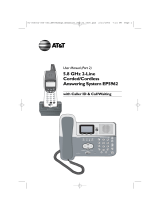 AT&T EP590-2 -  5.8 GHz Expansion Handset User manual