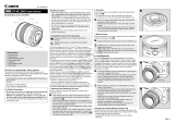 Canon EF-M 18-55mm f3.5-5.6 IS STM Owner's manual