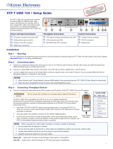Extron XTP T USW 103 User manual