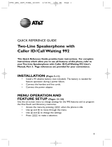 AT&T 992 Quick start guide