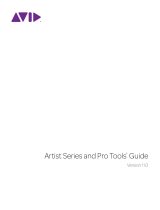 Avid Artist Control User guide