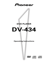 Pioneer DV-434 User manual