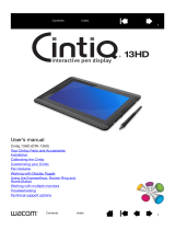 Wacom cintiq 13HD User manual