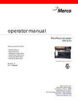 Merco Mini-Merchandiser Operating instructions