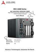 ADLINK Technology MXC-6401D User manual