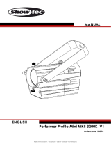 SHOWTEC Performer Profile Mini MKII 3200K User manual