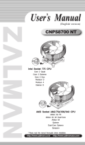 ZALMAN CNPS8700 NT User manual