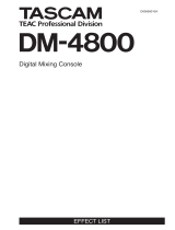Tascam DM-4800 User manual