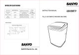 Sanyo ASW-90WRP User manual