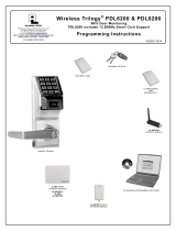 Alarm Lock Wireless Trilogy PDL6200 Programming Instructions Manual