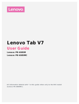 Lenovo Tab V7 PB-6505MC User manual