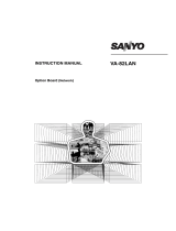 Sanyo VA-82LAN User manual