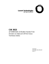 Lucent Technologies CIB 3023 User manual