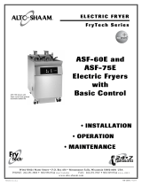 Alto-Shaam FryTech ASF-75E Installation Operation & Maintenance