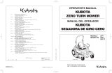 Kubota Z421T User manual