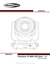 SHOWTEC Phantom 75 MKII Led Spot v1 User manual