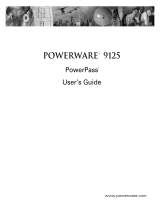 Powerware 9125 PowerPass User manual