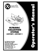 Exmark Ultravac Bagger 126-8680 User manual