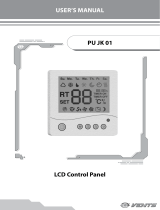Vents LCD Control Panel PU JK 01 User manual