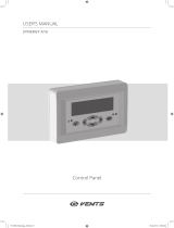 Vents Control Panel SYNERGY А16 User manual