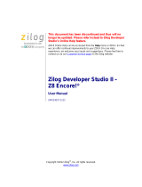 ZiLOG Z8F6481QN User manual