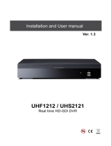 CNB UHF1212 Owner's manual