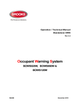 Brooks Standalone Occupant Warning System User manual